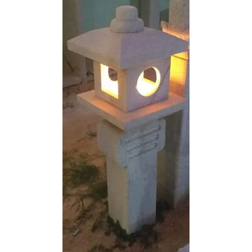 Stone Lamp - Color: White