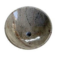 Stone Bathroom Sinks - Color: Brown
