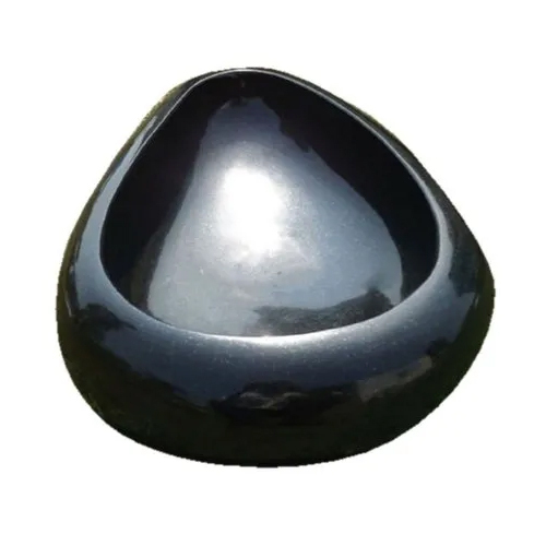 Black Stone Sink - Polished Surface Finish, Rust-proof Durable Material | Elegant Wall-mounted Design In Luxurious Black Color
