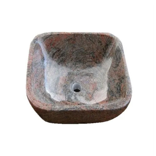 Granite Stone Bathroom Sink - Color: Brown