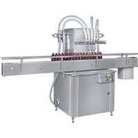 Automatic Glass Bottle Filling Machine - Stainless Steel, 280v Electric Drive | High Performance, 1-year Warranty, Silver Finish