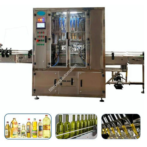 Automatic Edible Oil Bottle Filling Machine