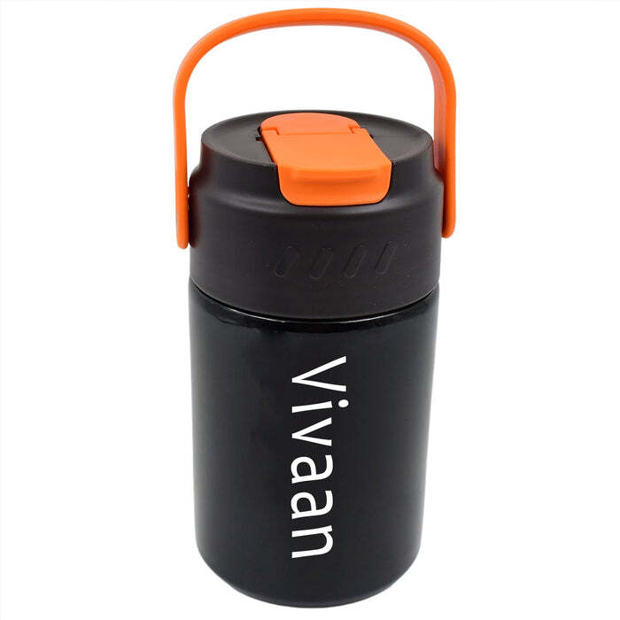 Bottle Vacuum Insulated Cup With Handle, Small Cup & Straw (500 ML)
