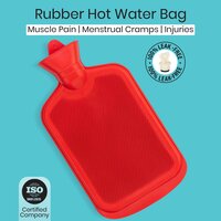 Red Rubber Hot Water Bottle