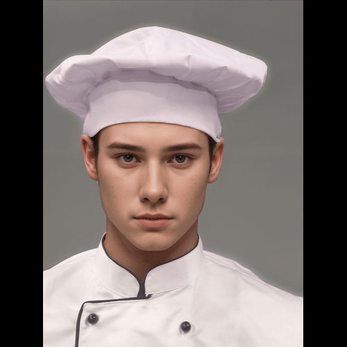 Chef Cap White - Design Type: Standard