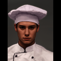 Chef Cap White - Design Type: Standard