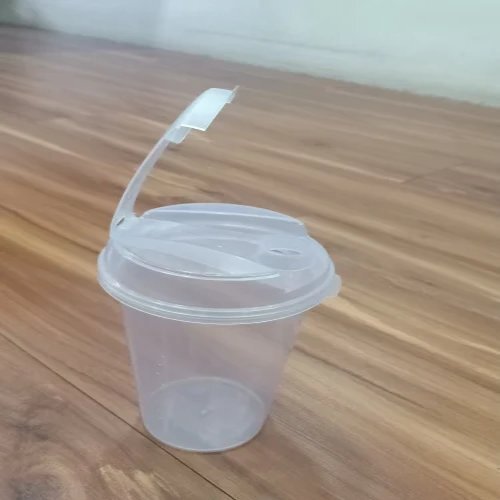 Plastic Glass - 350 Ml Capacity, Set Of 2, Transparent Solid Color, Lightweight Plastic, Leak-proof, Limited Heat Resistance, Disposable Design
