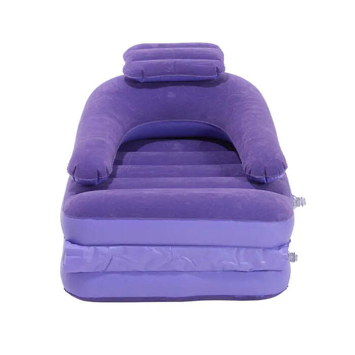 , Portable Inflatable Mattress Air Sofa With Air Hand Pump