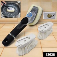 Dish Scrubber with Soap Dispenser