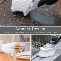 Dish Scrubber with Soap Dispenser