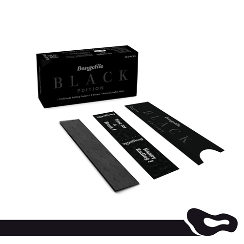 Black Edition Smoking Paper Roll - Mixed Pulp Moisture-proof Coating Eco-friendly Single-sided Paper In Custom Colors