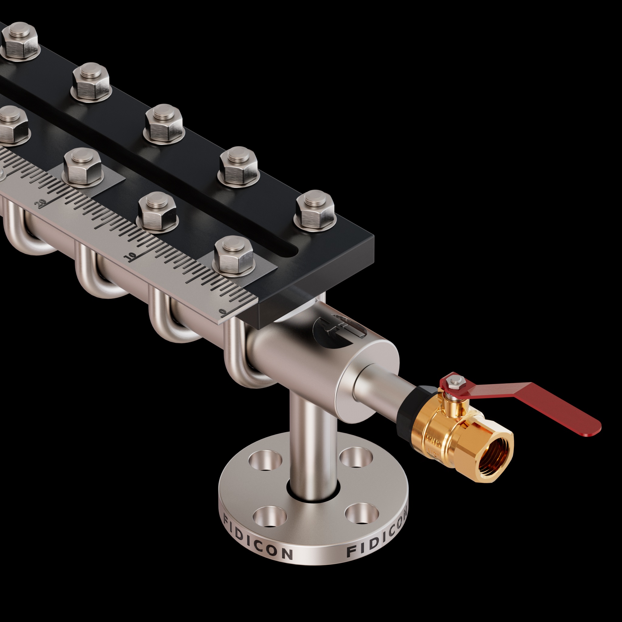 Reflex Level Gauge Transparent Type - Height: 400 Centimeter (Cm)