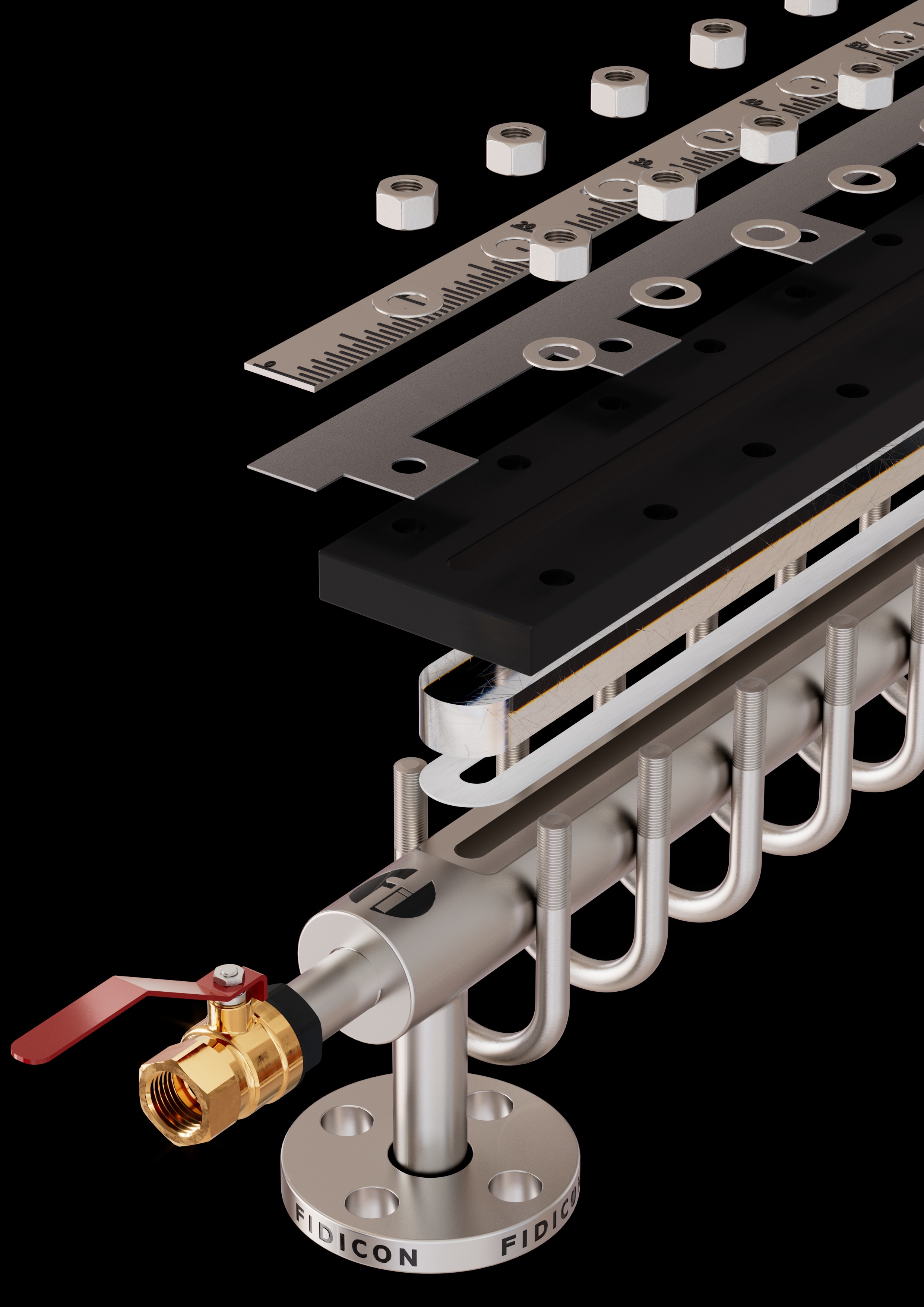 Reflex Level Gauge Transparent Type - Height: 400 Centimeter (Cm)