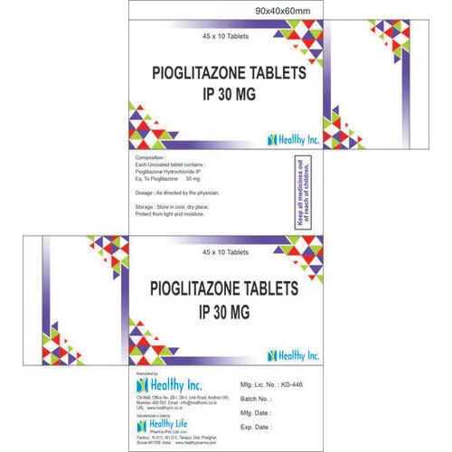 Pioglitazone Tablest - Drug Type: General Medicines