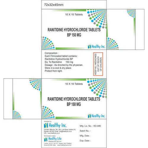 Ranitidine Hydrochloride Tablets Bp 150Mg - Dosage Form: Tabet