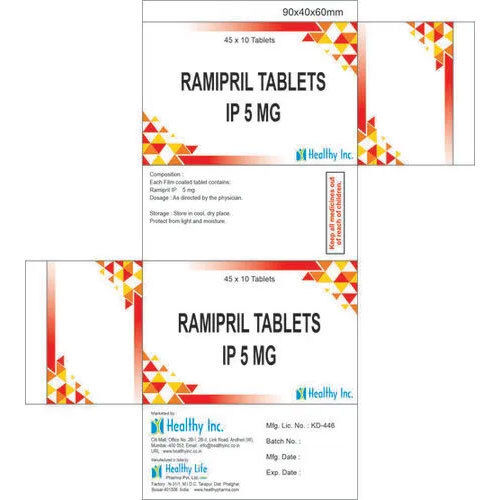 5 Mg Ramipril Tablets Ip - Dosage Form: Tabet