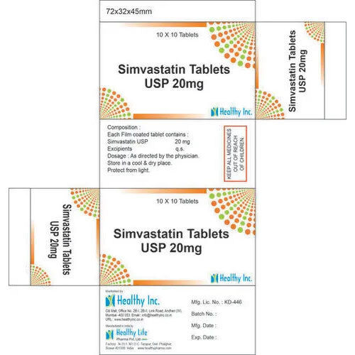 Simvastatin Usp 20 Mg - Dosage Form: Tabet