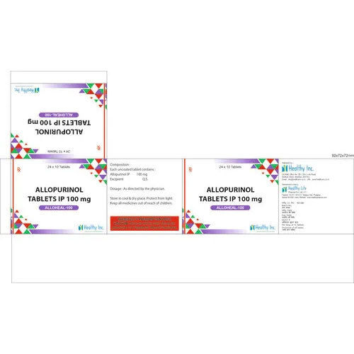 300 mg Allopurinol Tablets BP