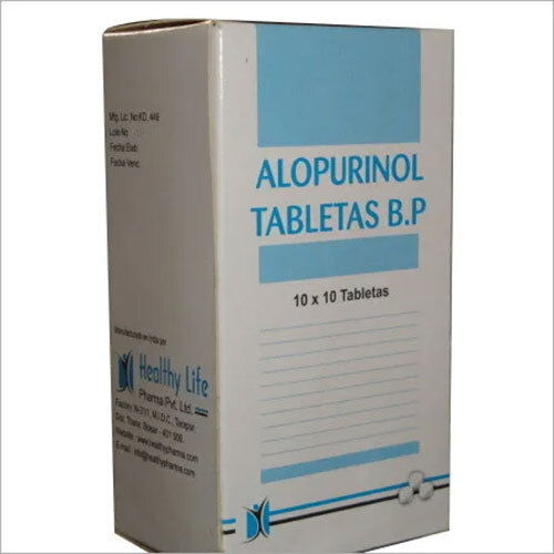 100 Mg Allopurinol Tablets Ip - Drug Type: General Medicines