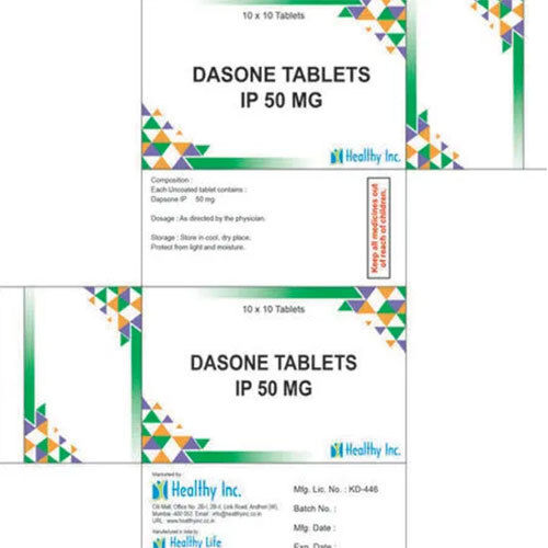 50 Mg Dapsone Tablets Ip - Drug Type: General Medicines