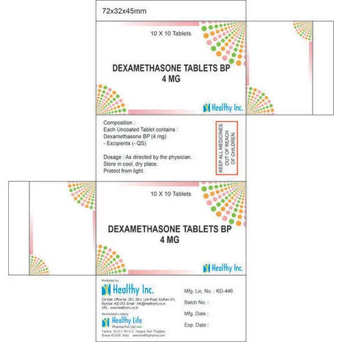 4Mg Dexamethasone Tablets Ip - Drug Type: General Medicines