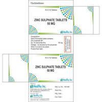 Zinc Sulphate Tablet USP 50mg