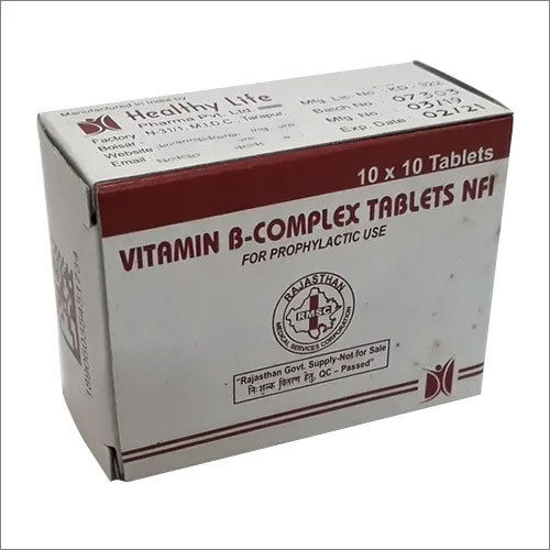 Vitamin B-Complex Tablets - Drug Type: General Medicines