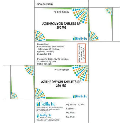 250 mg Azithromycin Tablets IP