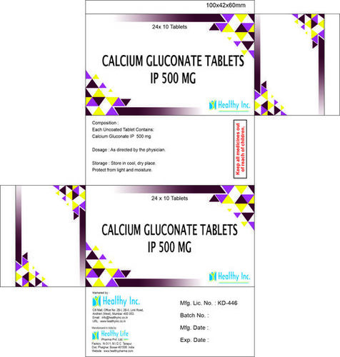 Calcium Gluconate Tablet 500mg