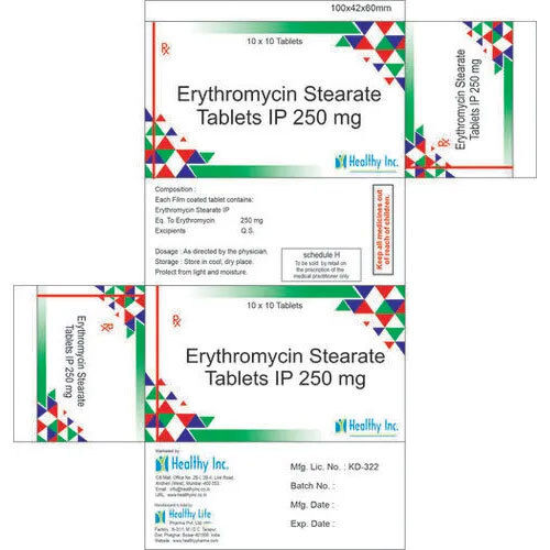 Erythromycin Stearate Tablets Ip - Grade: Medical