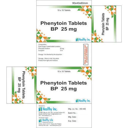 Phenytoin Tablets Bp 25Mg - Drug Type: General Medicines