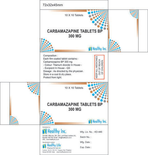 Carbamazepine Tablets Bp 200 Mg - Drug Type: General Medicines