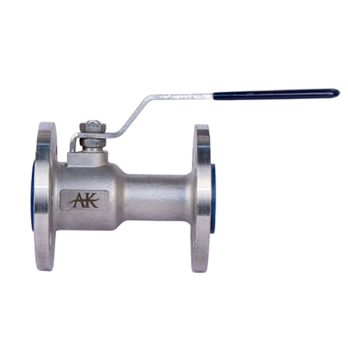 1Pc Flange End Ball Valve - Finish: Polished