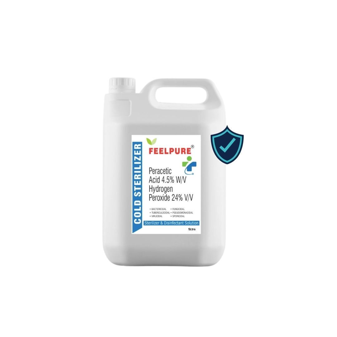 Cold Sterilizer Peracetic Acid 4.5% Hydrogen Peroxide 24% 1 liter Instrument Disinfectant