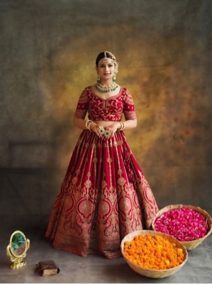 Gulrose Bridal Lehenga - Dress Style: Ethnic