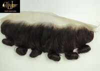 Ramy Indian Unprocessed Indian Bounce Roll Curly Human Hair Frontal