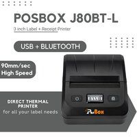 3 Inch Portable Label And Receipt Thermal Printer