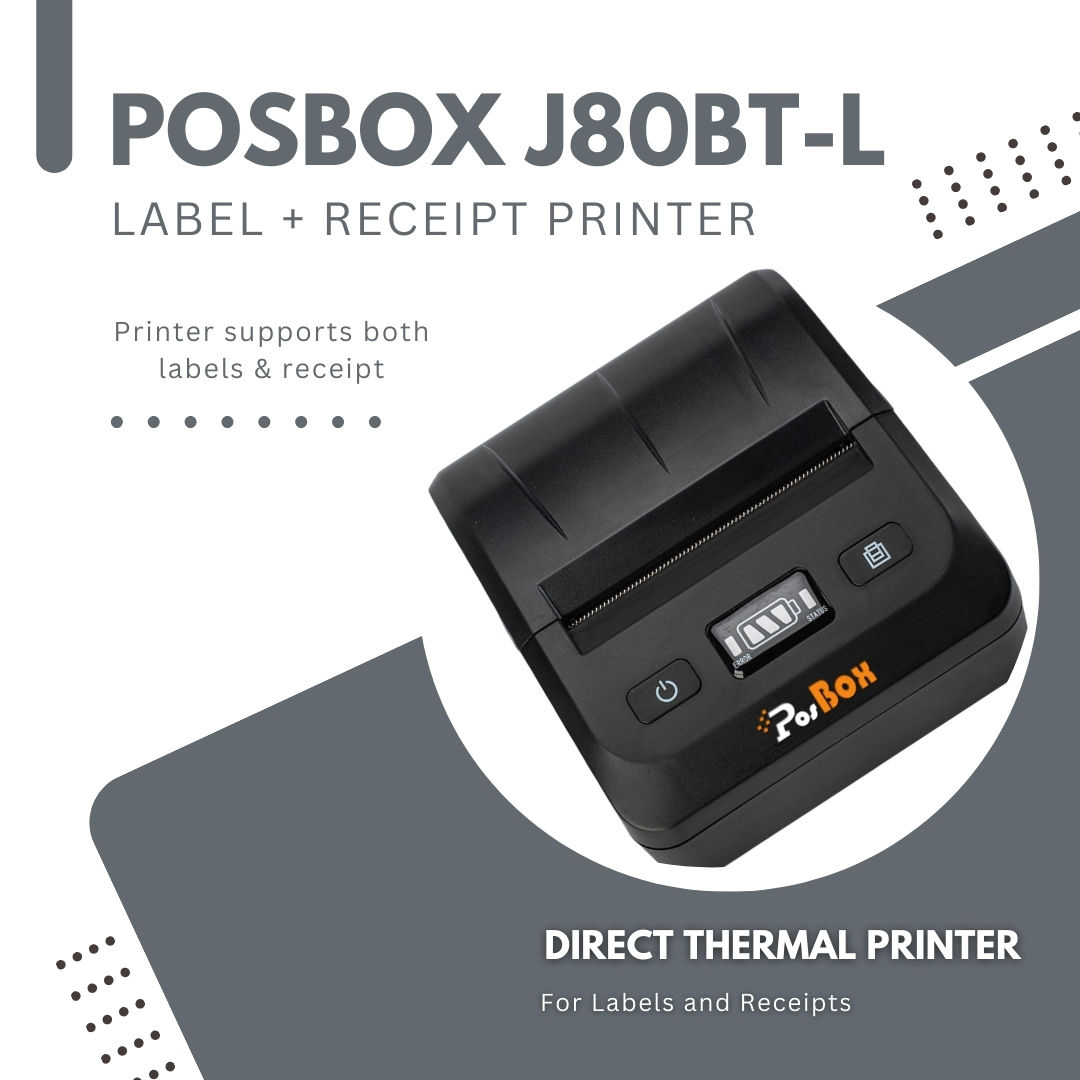 3 Inch Portable Label And Receipt Thermal Printer