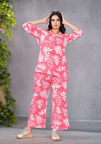 Palm Pink Lounge Wear