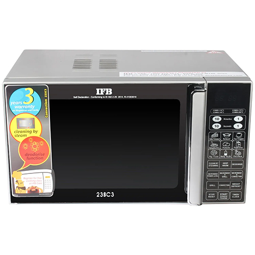 Ifb 23 L Convection Microwave Oven (Ifb 23Sc3, Silver) - Color: Black