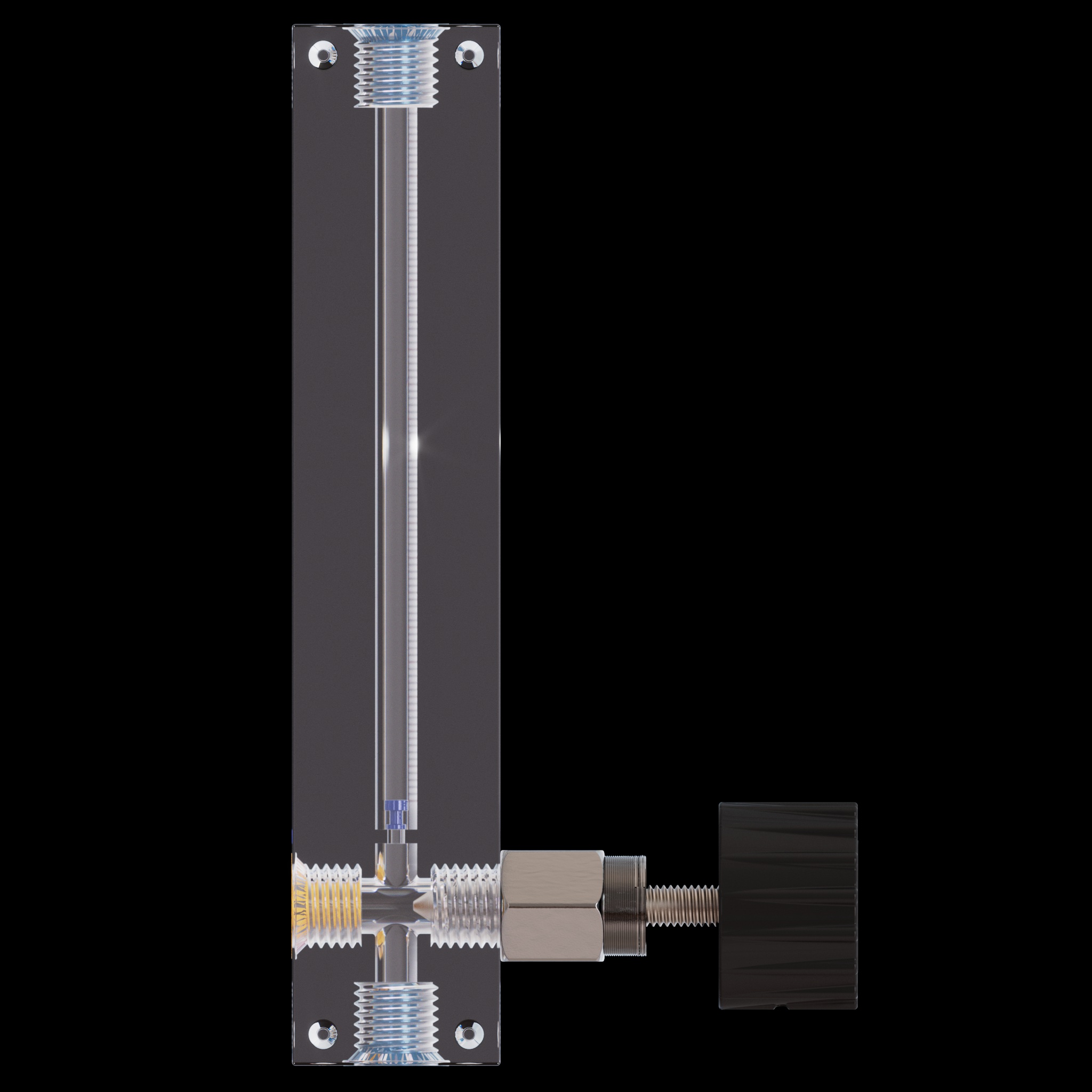 Low Flow Rotameter - Accuracy: 98 %