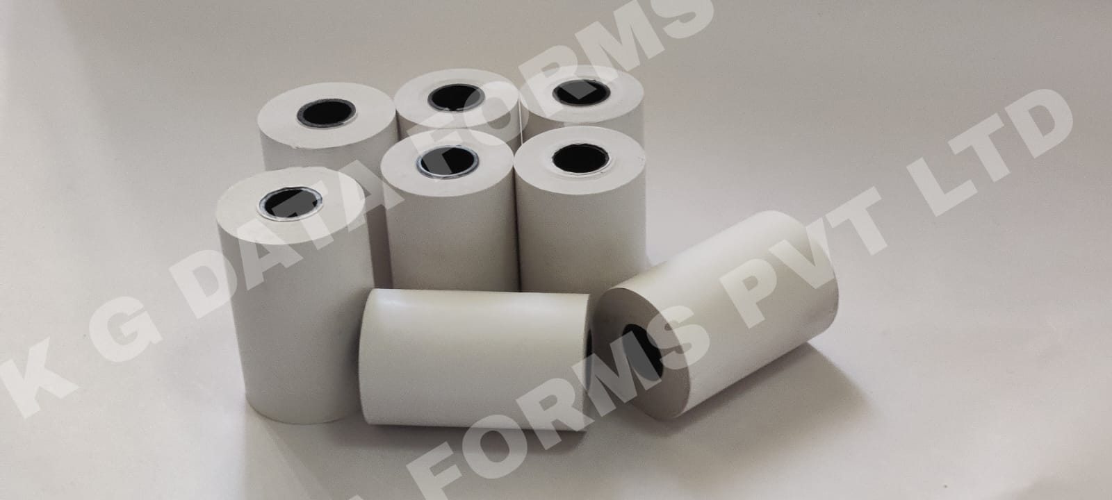Credit Card Swiping Paper Rolls - Thermal Paper Standard Size White Color Lightweight 50 Grams | Quick Printing For Convenient Transactions