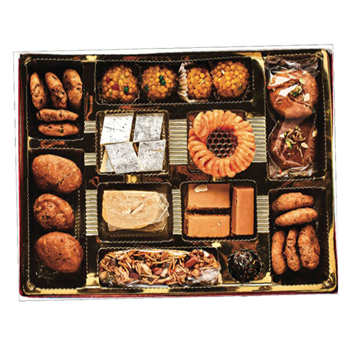 9 Section Wedding Bhaji Box With Bhaji Or Sweets - Feature: High Quality