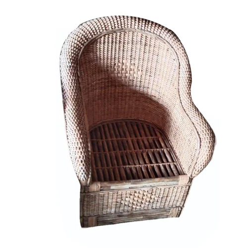 Brown Bamboo Cane Chair