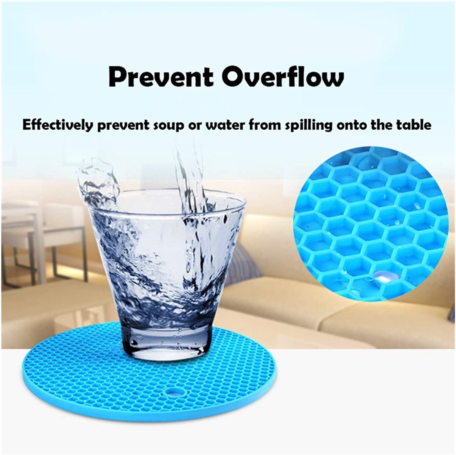 Clytius Multipurpose Silicone Trivet - Ultra-flexible Heat Resistant Up To 442f | Non-staining Dishwasher Safe Available In Vivid Colors