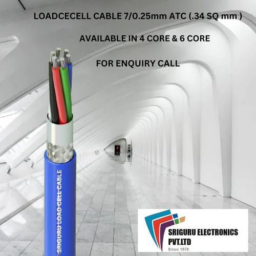 4 Core Load Cell Cables - Color: Blue