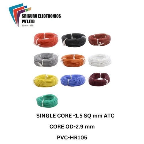 Single Core Cable 1.5 Sqmm Atc - Color: Multicolor