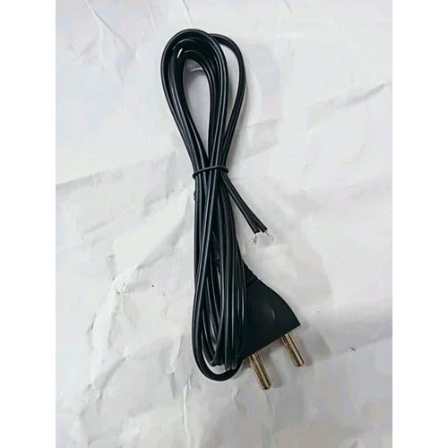 2 Pin Black Power Supply Cord - Application: Computer