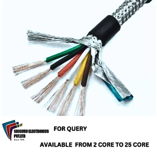 Shielded Cable 3 Core 0.5 Sq Mm