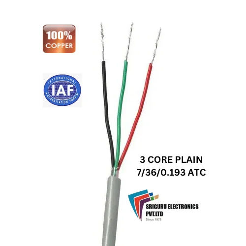 3 Core Cable 7-36-0.193 Atc - Color: Grey